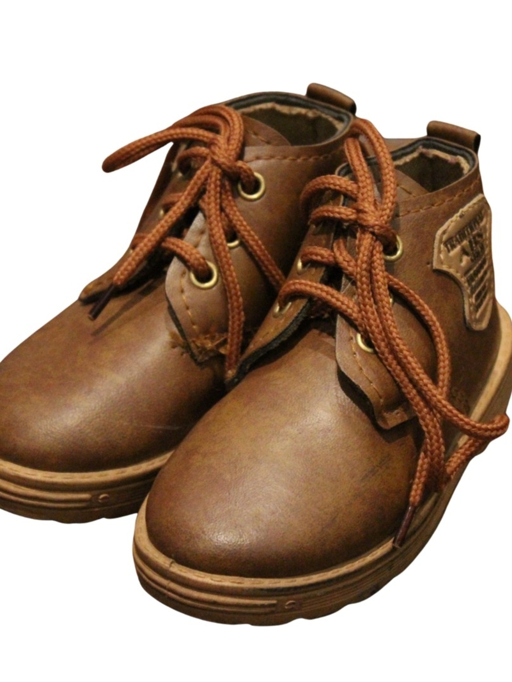 2/$20 🏷 Traditional ABS Brown Tie Up Boots Size 5